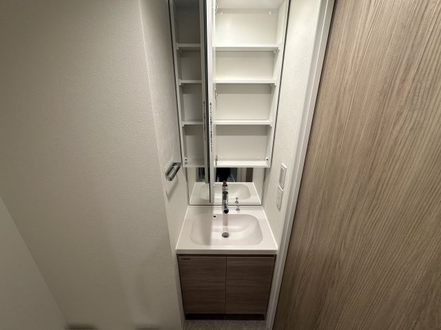 川崎市多摩区宿河原６丁目の賃貸マンションの洗面所