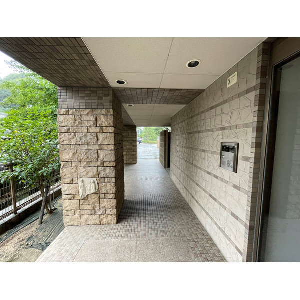 福岡市中央区平和３丁目の賃貸マンションのエントランス