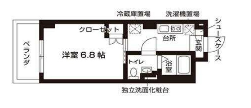 ショルテッツァ京成の間取り