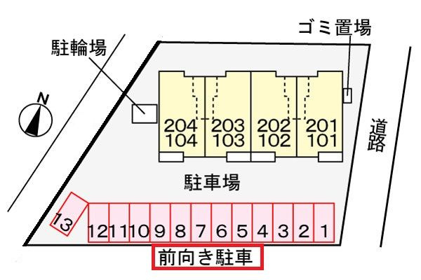 パルティーレ・パラッツォの地図