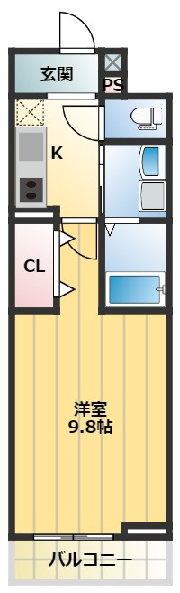 シャトーエレガントの間取り