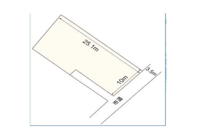田辺市新庄町_売土地の土地図
