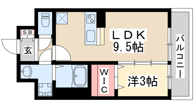 【間取り】 | ファーストフィオーレ三国2