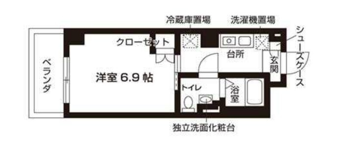 ショルテッツァ京成の間取り