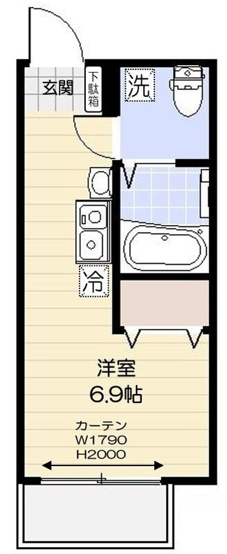 コモドスタイル大塚の間取り|間取りです。