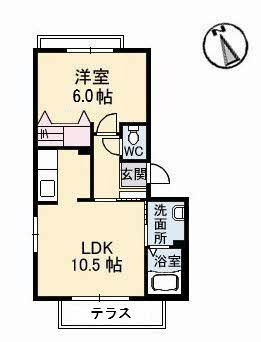 シャーメゾン大供　 の間取り