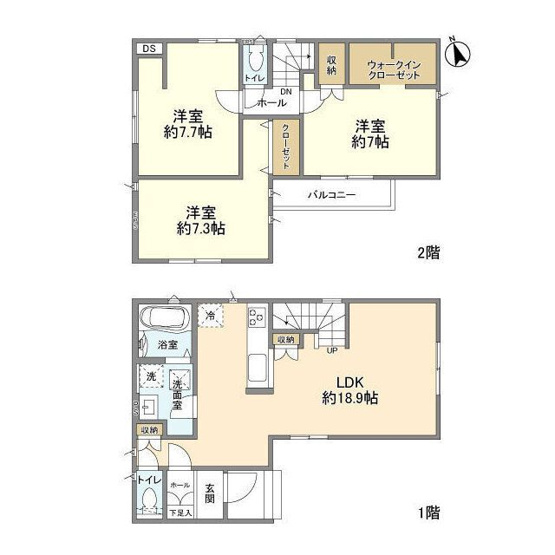 【間取り】 | Kolet八王子大和田町(コレットハチオウジオオワダマチ)