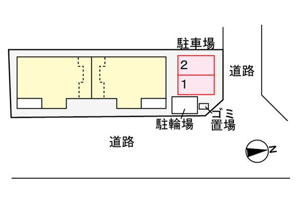 ルピナスの駐車場