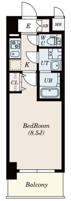 S-RESIDENCE浄心IIの間取り