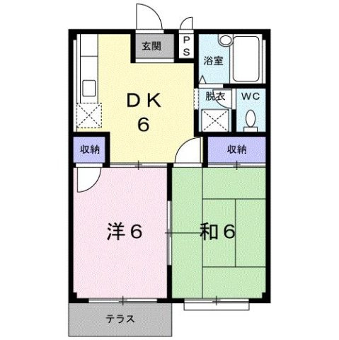 【間取り】 | エルディム北Ｄ