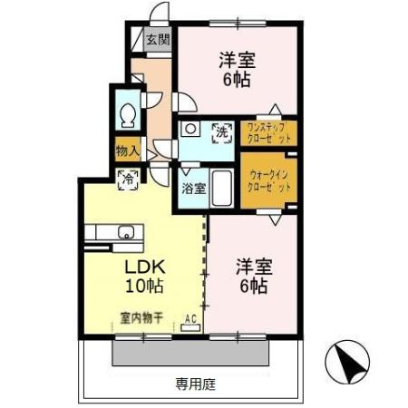 エム・セジュール　　刈谷市の賃貸ならクラスホーム刈谷店の間取り