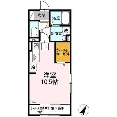 マウント.ナンバ　オータムの間取り