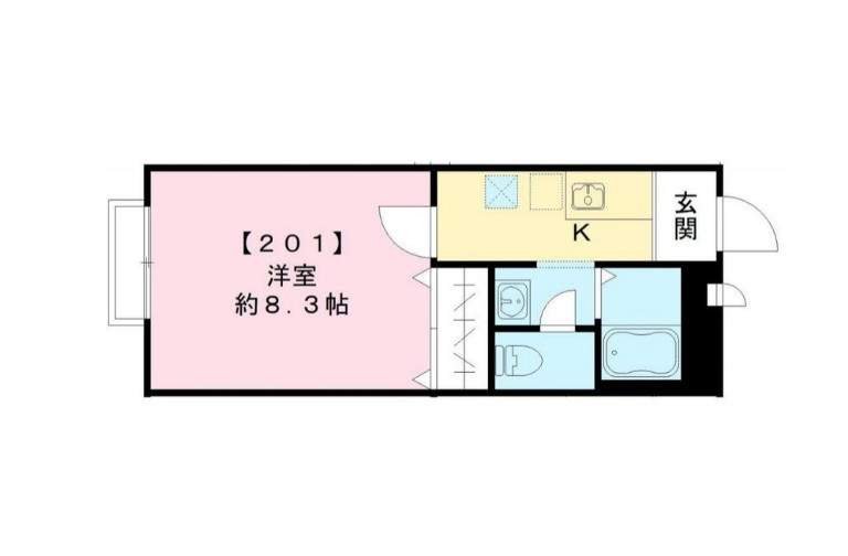 クローバー1番館の間取り