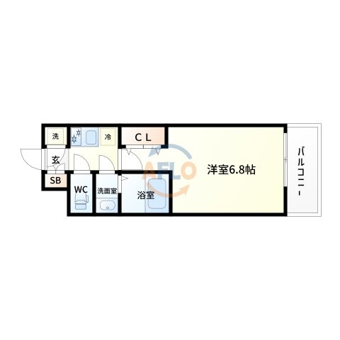 ディームス新大阪の間取り|Dimus新大阪　間取り