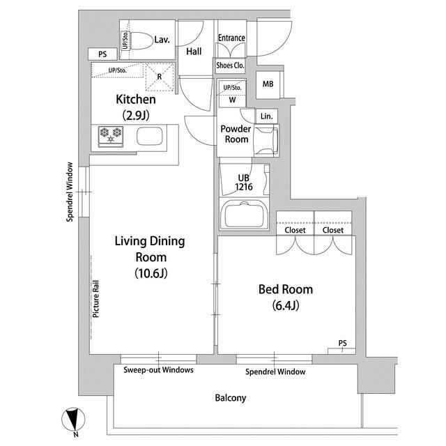 Ｗｏｒｌｄ　Ｒｅｓｉｄｅｎｃｅ　大手町の間取り