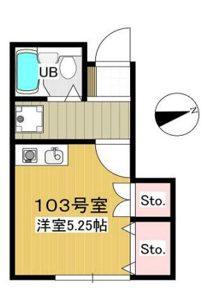 横濱館の間取り