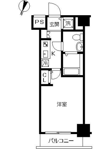スカイコート中村橋第２の間取り