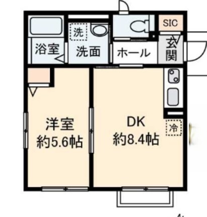 タジマハイツの間取り