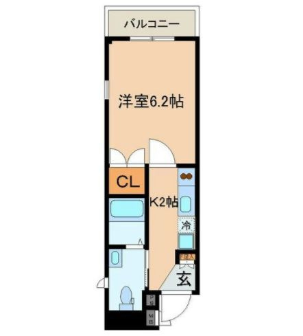 ラフィネ森下の間取り