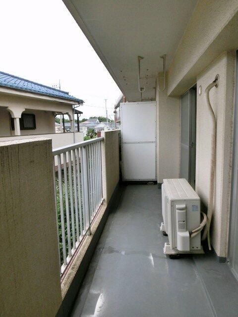 清水山第１パークハイツのバルコニー