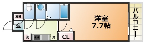 ララプレイスザ・神戸シルフの間取り