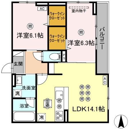 ノーブルミキ　の間取り