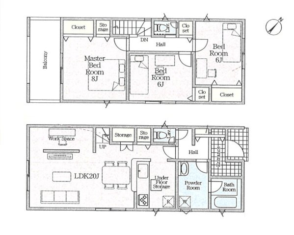 【間取り】 | 駿河区丸子新田第4　新築戸建　1号棟