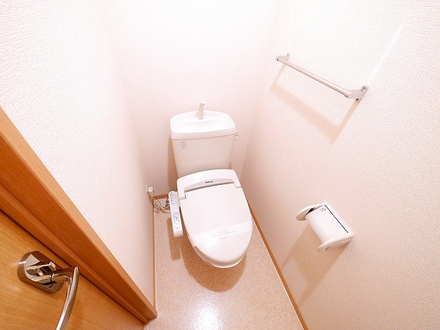 リビングタウン大和郡山のトイレ|落ち着いた色調のトイレです