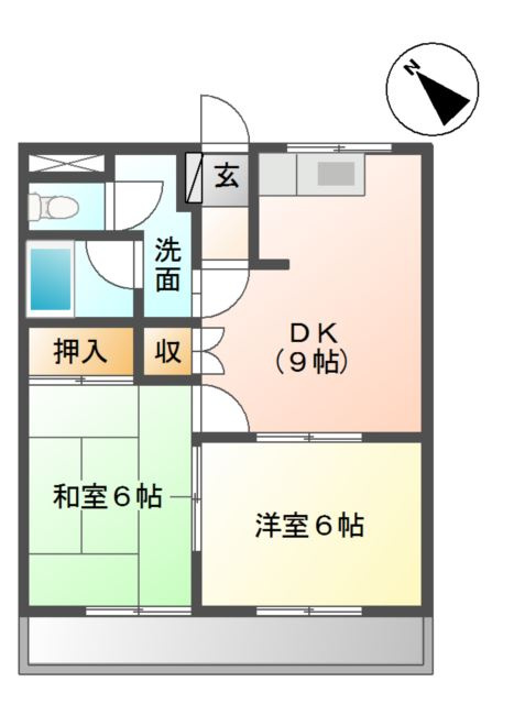 ＳＵＥ　ＳＴＡＴＩＯＮハイツの間取り