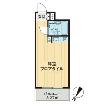 ロマネスク南薬院の間取り