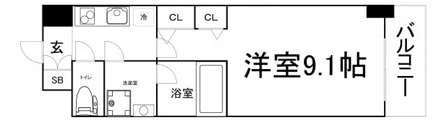 【間取り】 | セイル淀屋橋