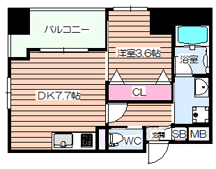 【間取り】 | ノルデンタワー南森町プレミアム