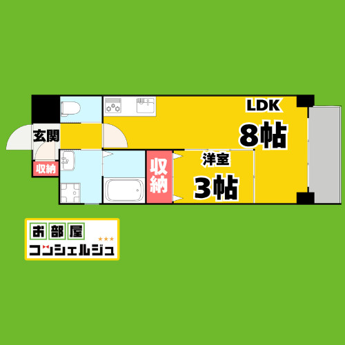 Vainqueur(ヴァンクール)の間取り