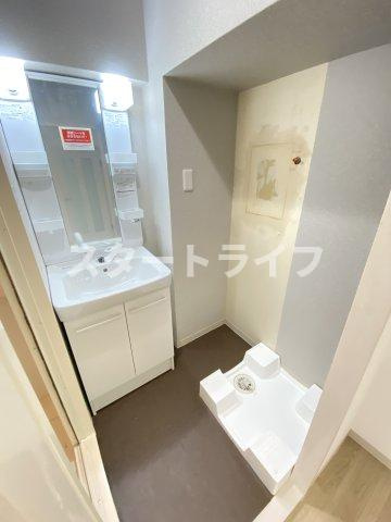 大阪市淀川区十三元今里２丁目の賃貸マンションの洗面所