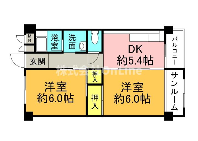 【間取り】 | エトワールヴィルーR山本南