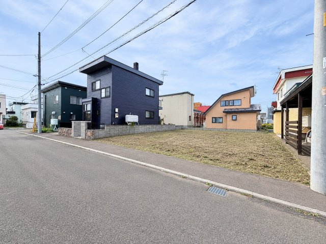 篠路8条2丁目　土地の外観|北西側から撮影