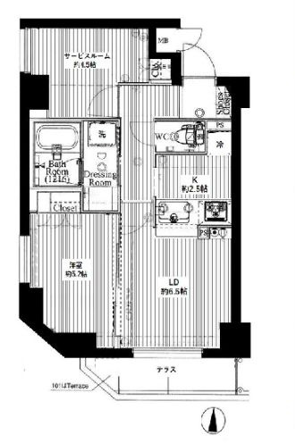 EXZA両国LIENの間取り