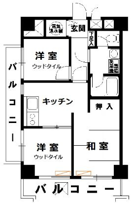 ライオンズプラザお茶の水の間取り