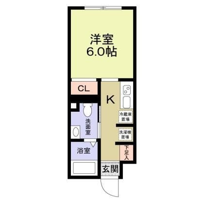 レジス大山の間取り|間取りです。