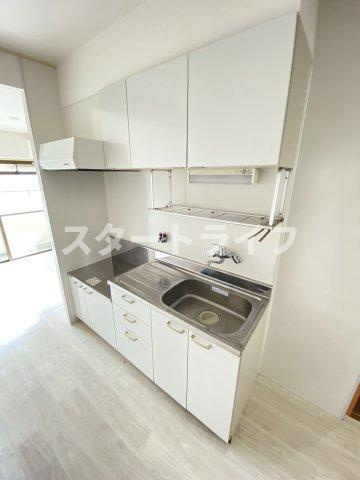 大阪市淀川区十三元今里２丁目の賃貸マンションのキッチン