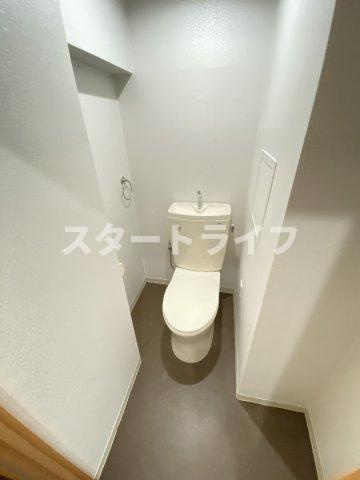 大阪市淀川区十三元今里２丁目の賃貸マンションのトイレ