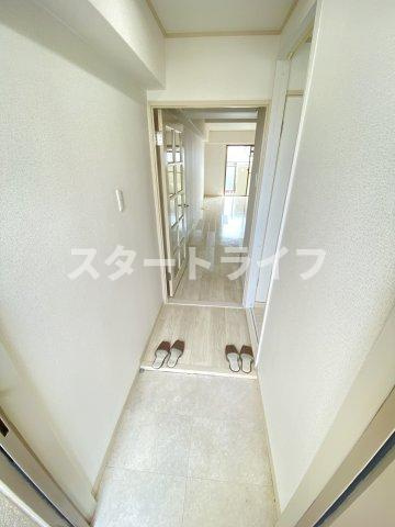 大阪市淀川区十三元今里２丁目の賃貸マンションの玄関