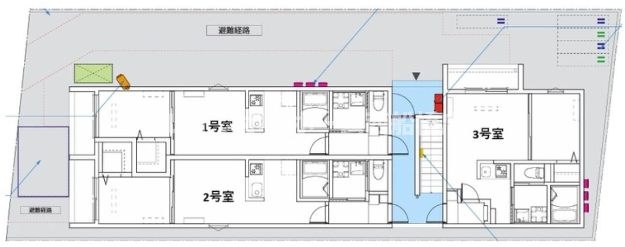 MIRAI　STAGE松戸新田の区画図