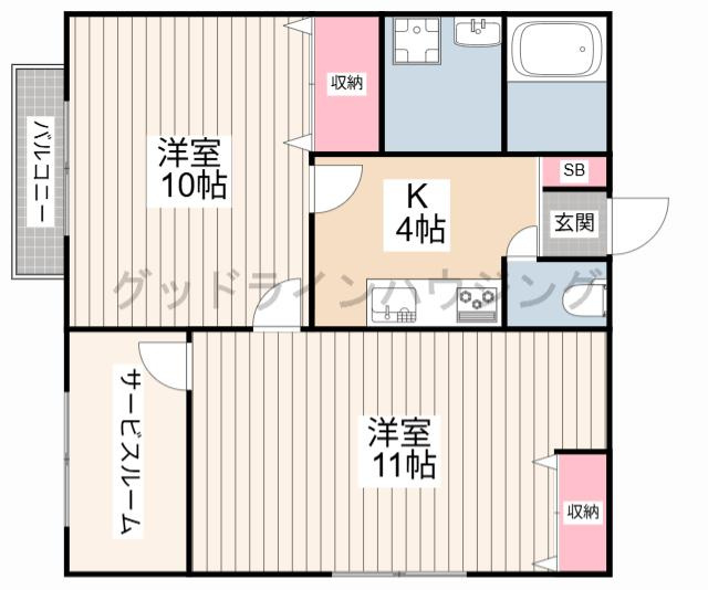 ミユキハウスの間取り