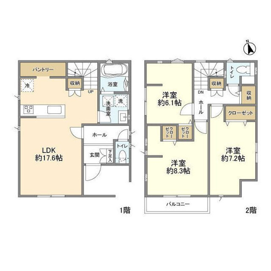 【間取り】 | Kolet八王子大和田町(コレットハチオウジオオワダマチ)