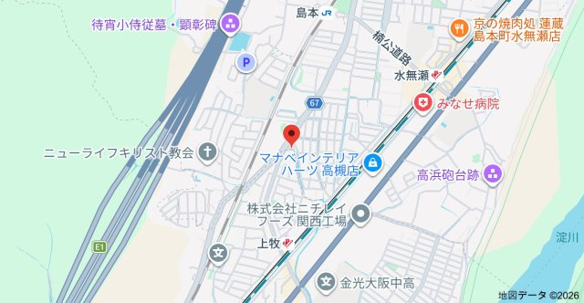 カメリアＹⅡの地図