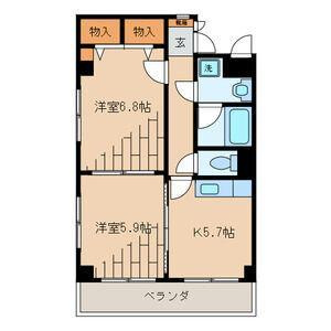 三恵中田パレスの間取り