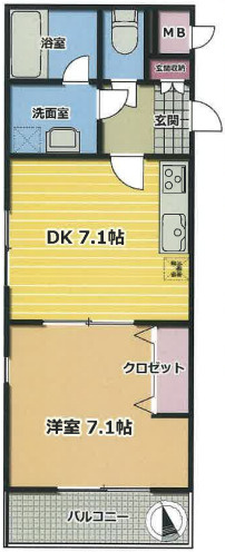 【間取り】 | クオリアハイム千人町(クオリアハイムセンニンチョウ)