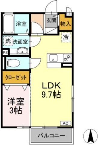 サンクレア1の間取り