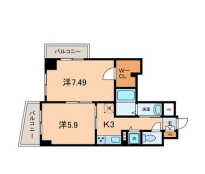 ラルジュ マノワールの間取り